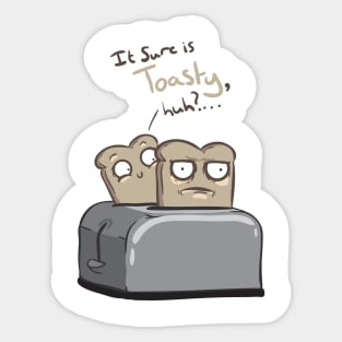 Toasty Sticker